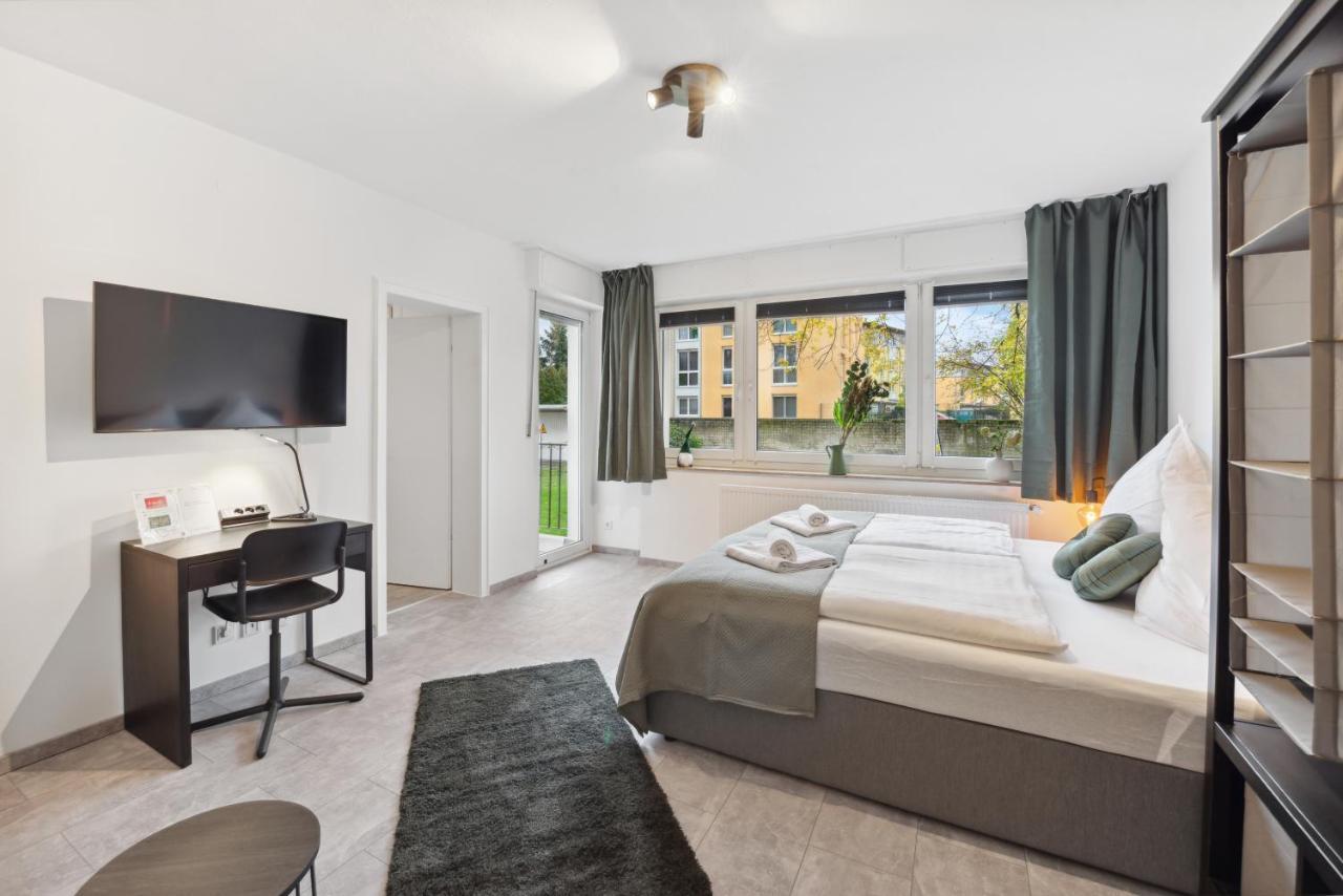 1 Zi. Wohnung, 34M², Parken, Messe Dus Duisburg Exterior foto